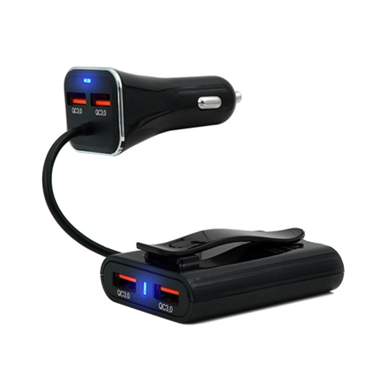 [삼에스] 차량용 고속 충전기 (4구 USB 연장형)