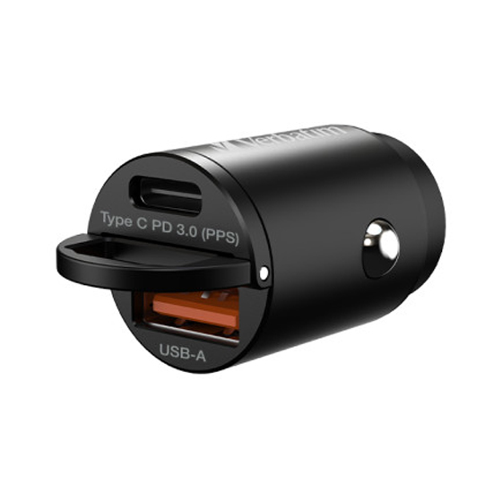 [버바팀] 듀얼 33W 초미니 시거잭 퀄컴3.0 PD PPS USB-A + USB-C 초고속 차량용충전기