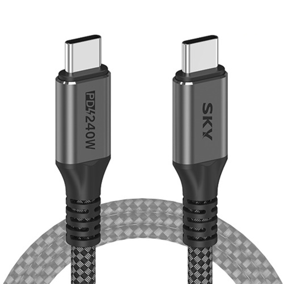 [스카이] 비트 USB4 240W 40Gbps  썬더볼트 케이블 1.2M