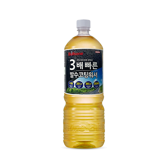 레인OK 3배 빠른 프리미엄 발수코팅 에탄올워셔 1.8L 3개 (+유리세정티슈증정)