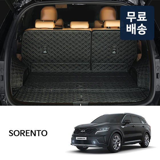 쏘렌토 (MQ4) 우븐블럭 트렁크매트+도어매트+도어매트